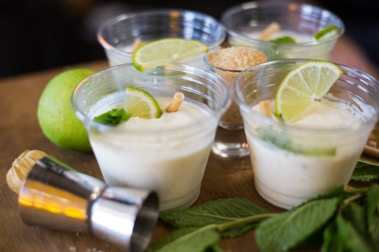 Panna cotta mojito